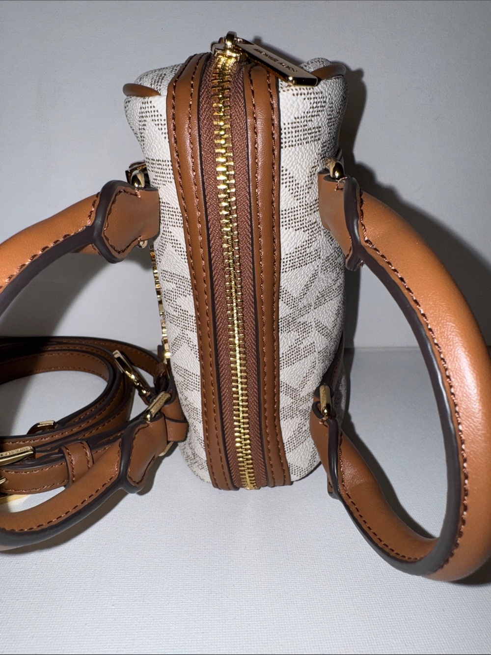 Michael Kors Bedford Legacy Extra-Small Logo Duffle Crossbody Bag XS Mini - Picture 8 of 13